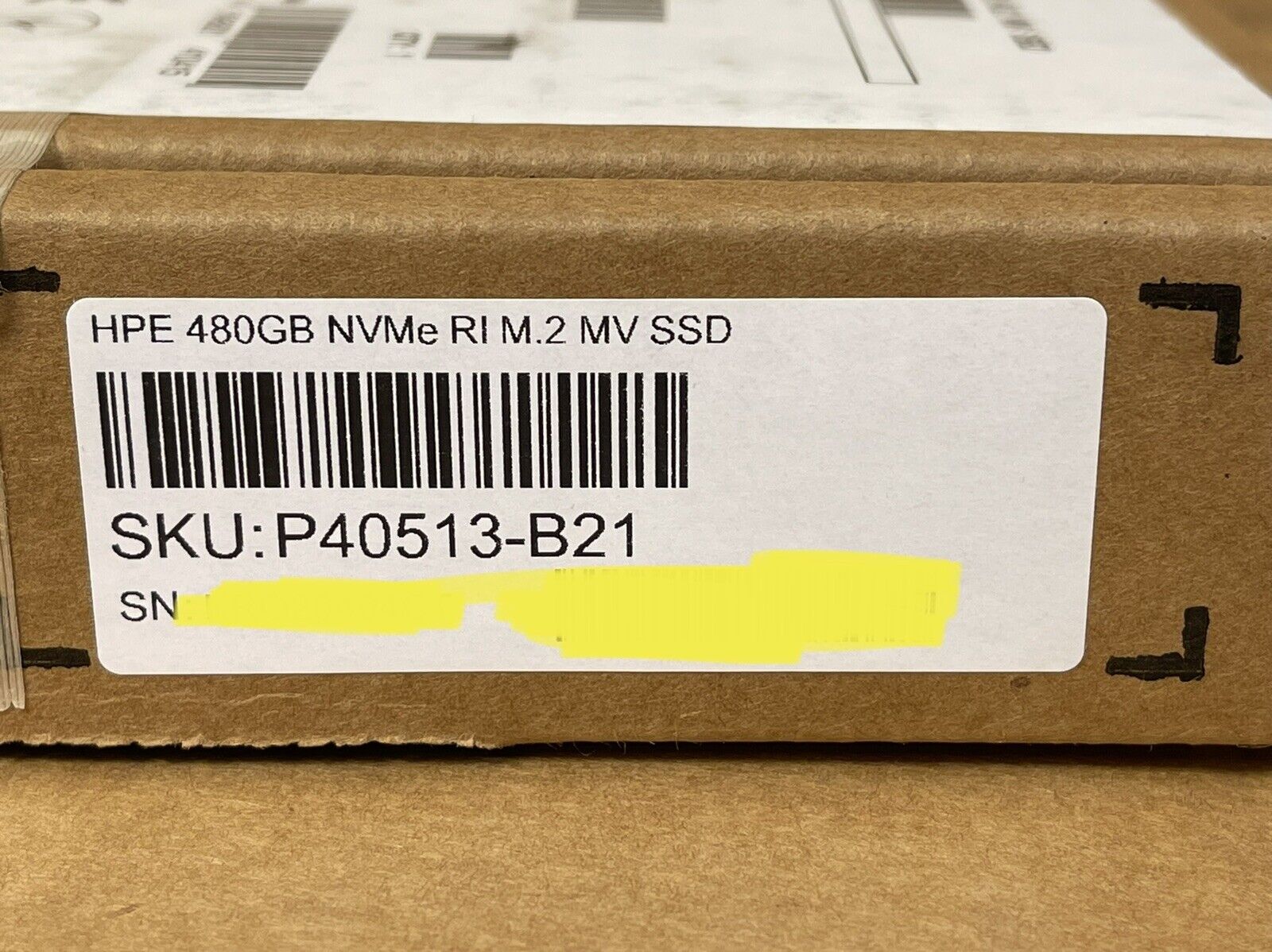HPE P40513-B21 480GB PCIe NVMe M.2 Read Intensive TLC SSD Solid State Drive