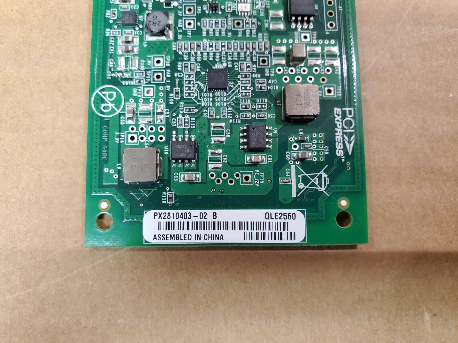 QLogic QLE2560 Single Port 8Gb/s FC HBA Fibre Channel 8G 8Gbps FH PX2810403-02.