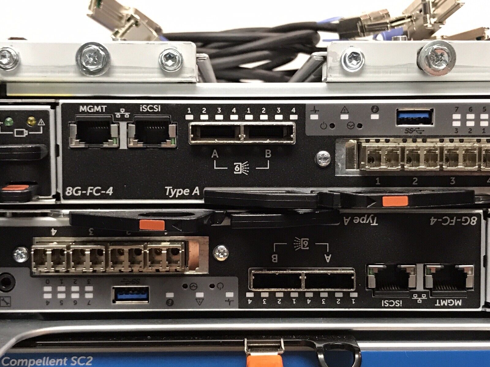 Compellent SC4020 Licensed 48x 480GB 12G SAS SSD All Flash 8Gb FC 23TB SC220.