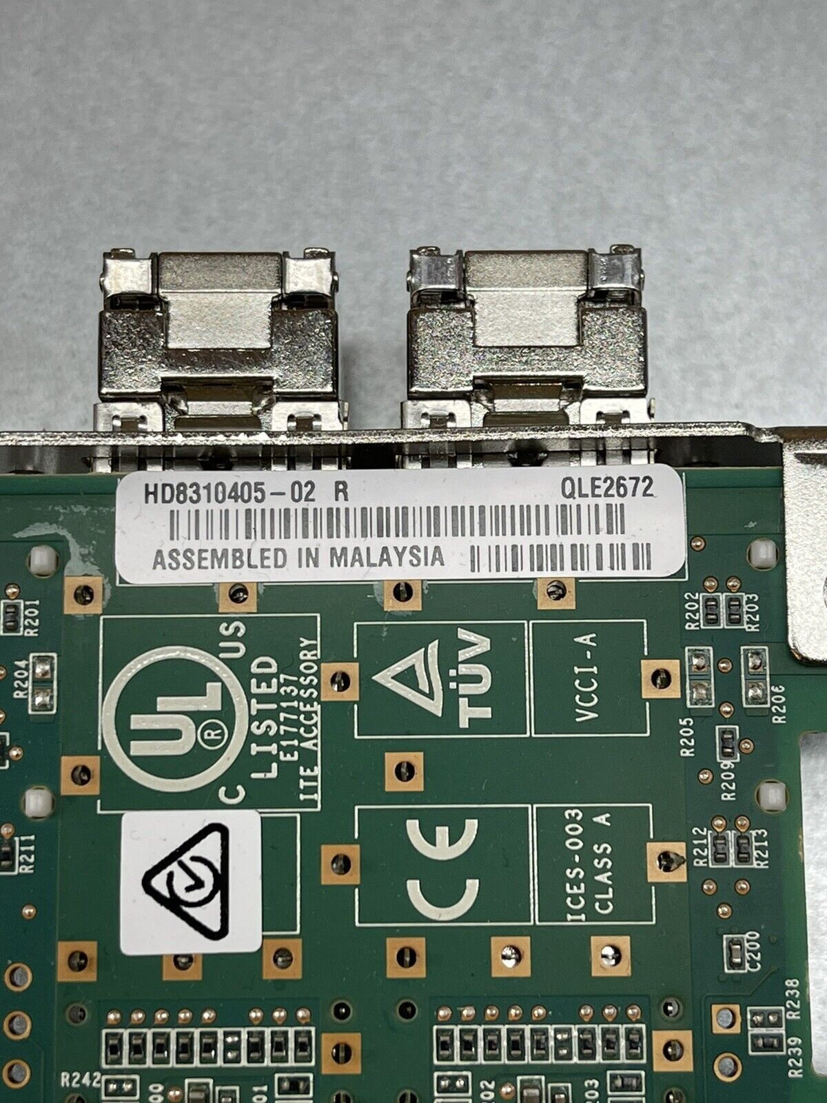 QLogic QLE2672 16Gb FC or 10GbE Ethernet Dual Port PCI-e 2.0 3.0 HBA CNA NIC LC