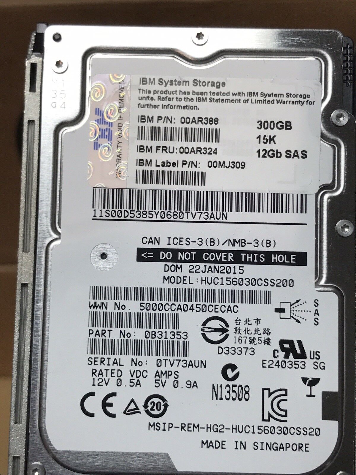 IBM Storwize V7000 Gen2 22x 300GB 15k Expansion 2x PSU Rails 24x G2 2076-24F.