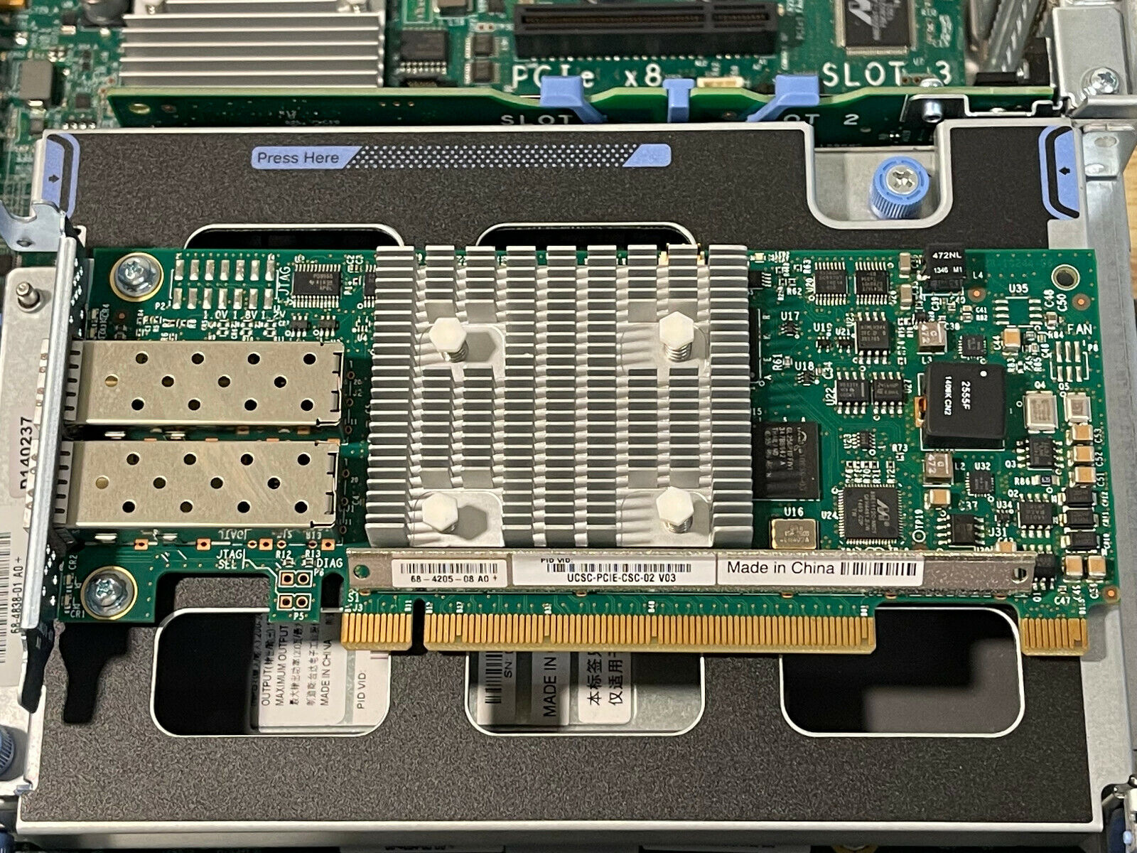 Cisco UCS C420 M3 Server 4x E5-4650 8-core 2.7GHz 512GB 2x VIC 1225 10GbE 2x 1200W