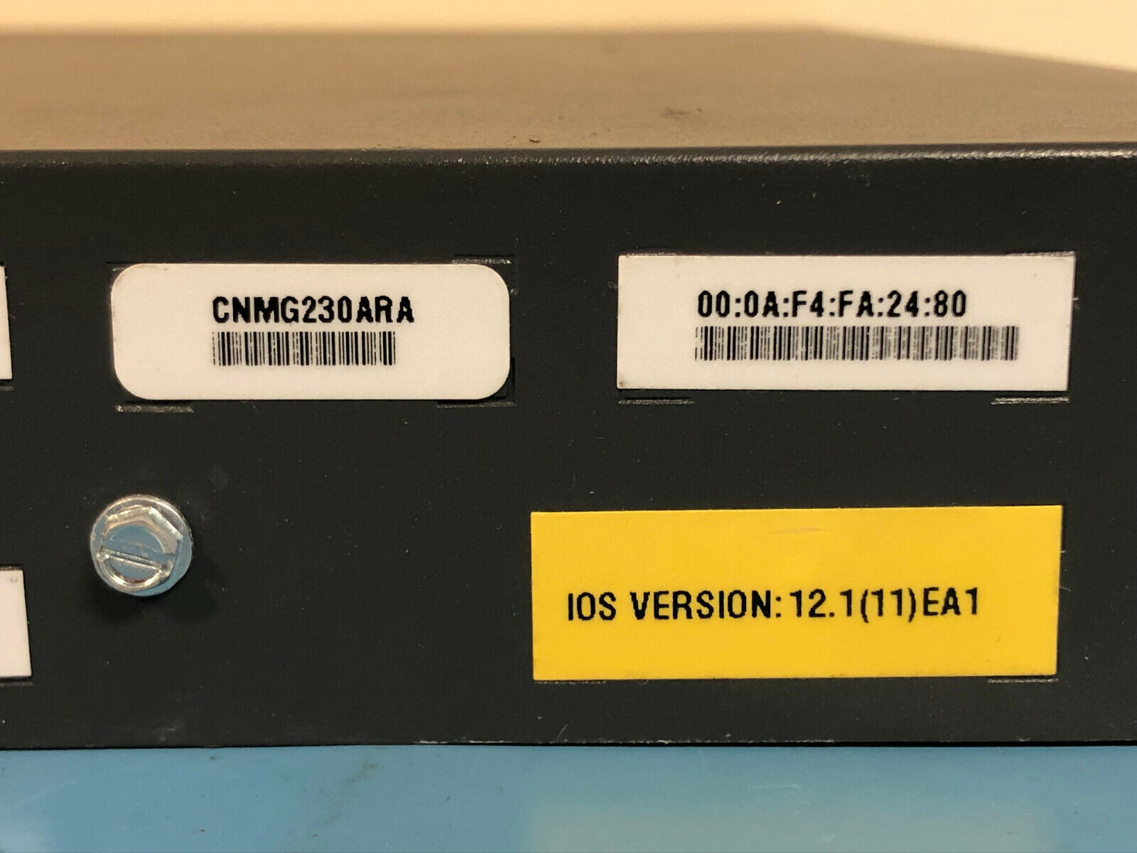 Cisco Catalyst 3550 WS-C3550-48-SMI Ethernet Switch 48x 10/100 RJ45 2x 1Gb GBIC.