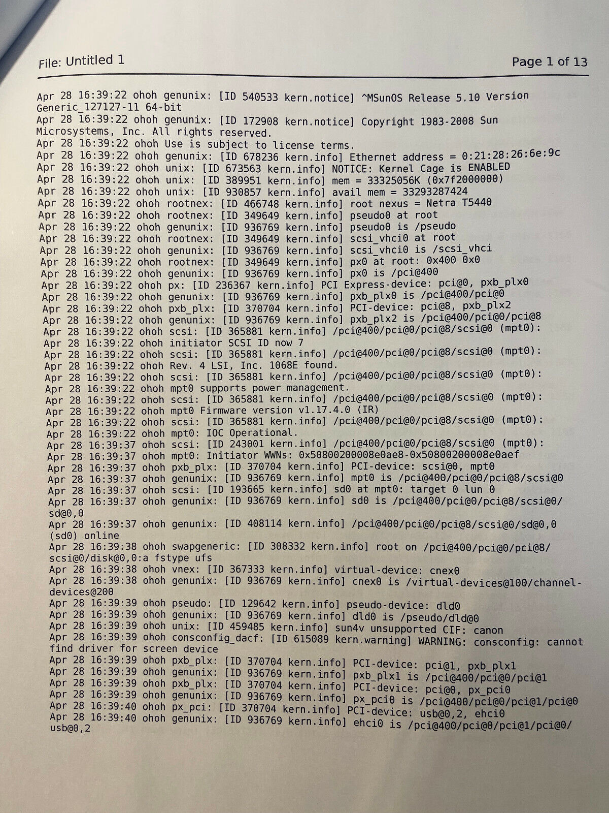 NEW Sun Netra T5440 2x 8 Core 128 Thread UltraSPARC T2 Plus 32GB RAM 12x 146GB NT544-28120-B2JCDA.