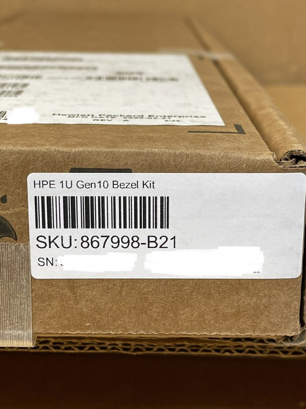 HPE 867998-B21 ProLiant DL325+DL360 Gen10 DL365+DL360 Gen10 Plus 1U Bezel Kit 875561-001.