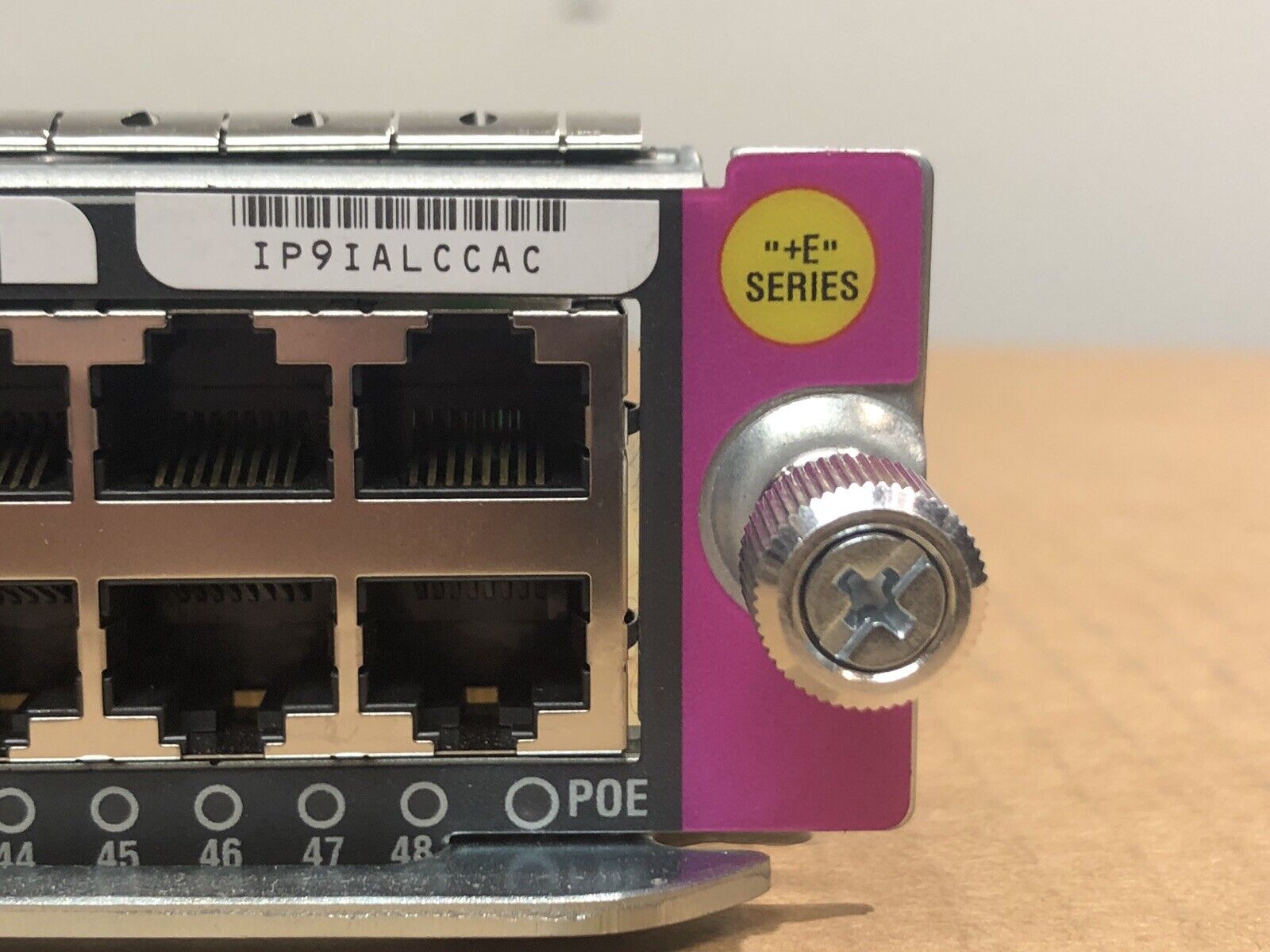 Cisco Catalyst WS-X4748-UPOE+E 4500-E Series UPoE Switch Line Card 48 Ports 1GbE.