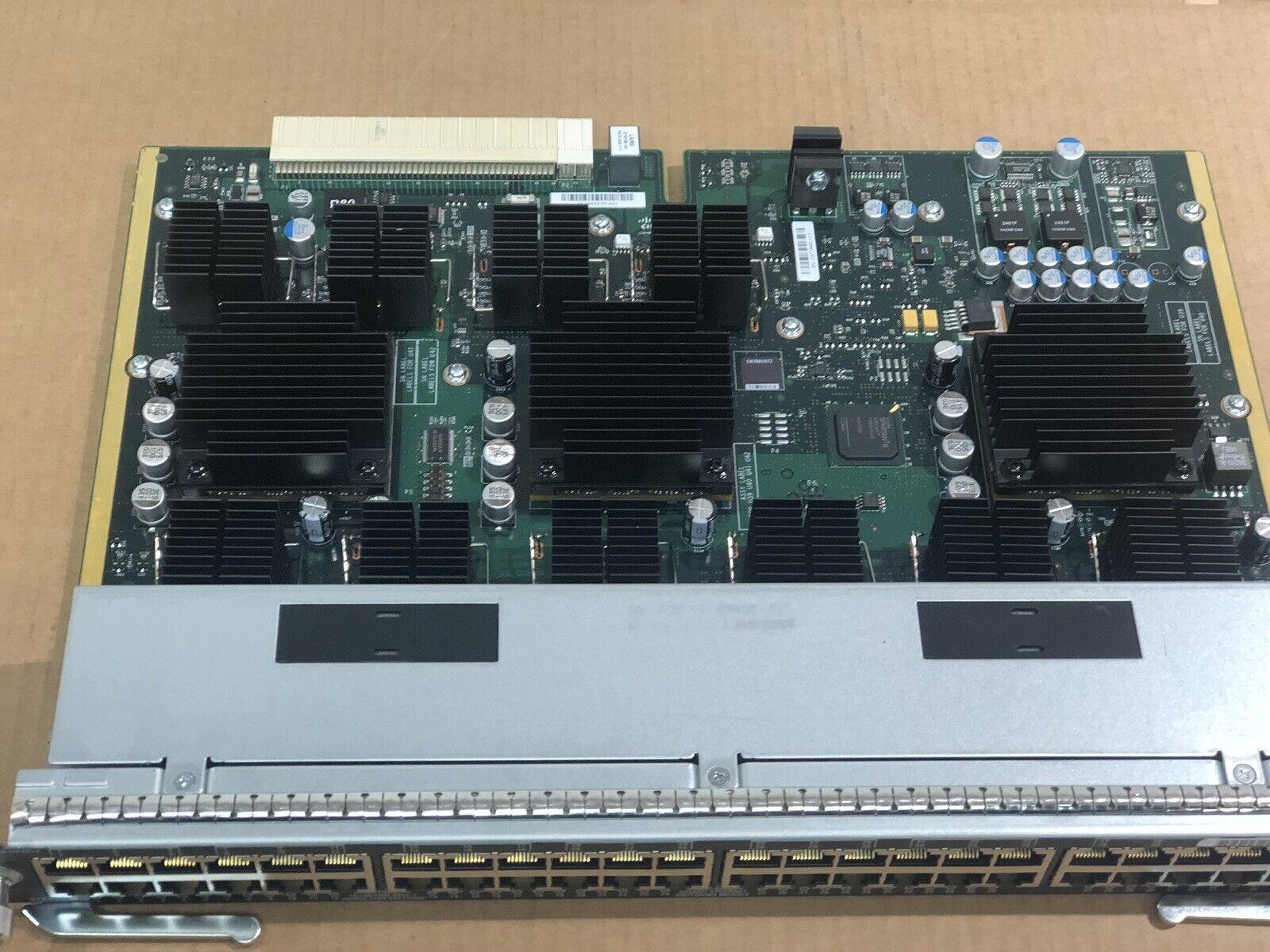 Cisco Catalyst WS-X4748-UPOE+E 4500-E Series UPoE Switch Line Card 48 Ports 1GbE.