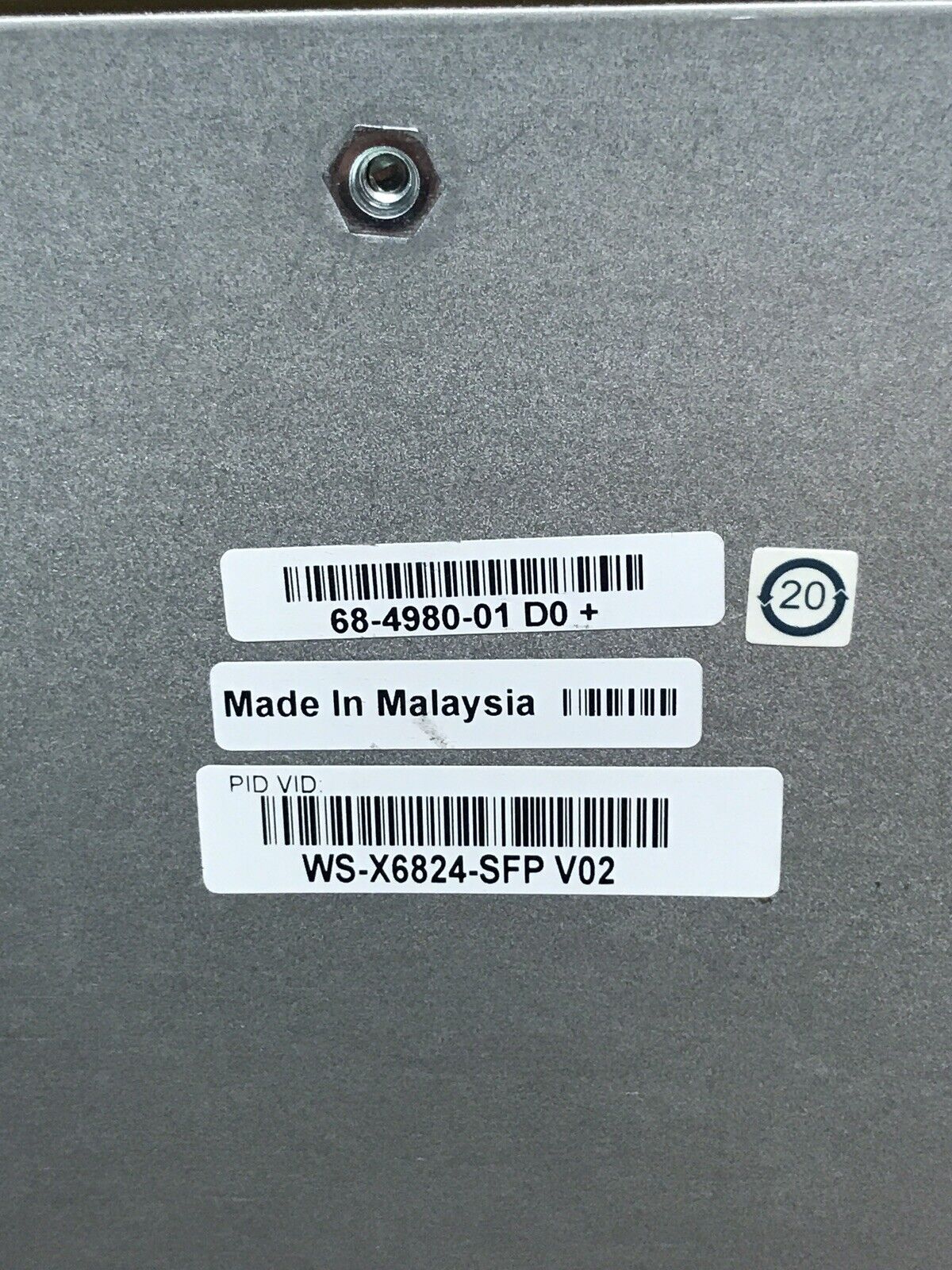 Cisco WS-X6824-SFP-2T 24-Port SFP Gigabit Switch Module w/ DFC4 1GB RAM.