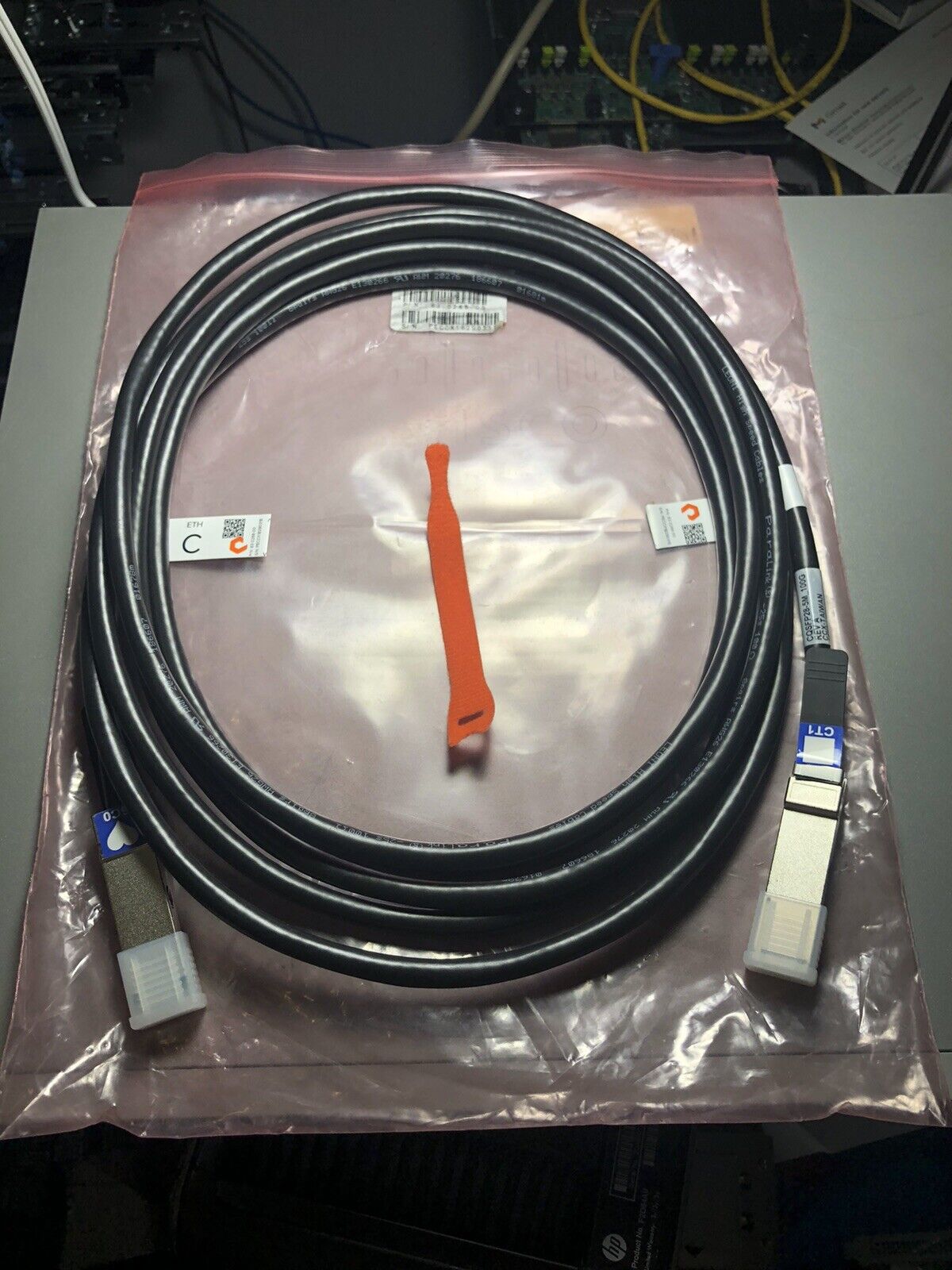 100GbE 5M QSFP28 16ft Direct Attach Cable 100G