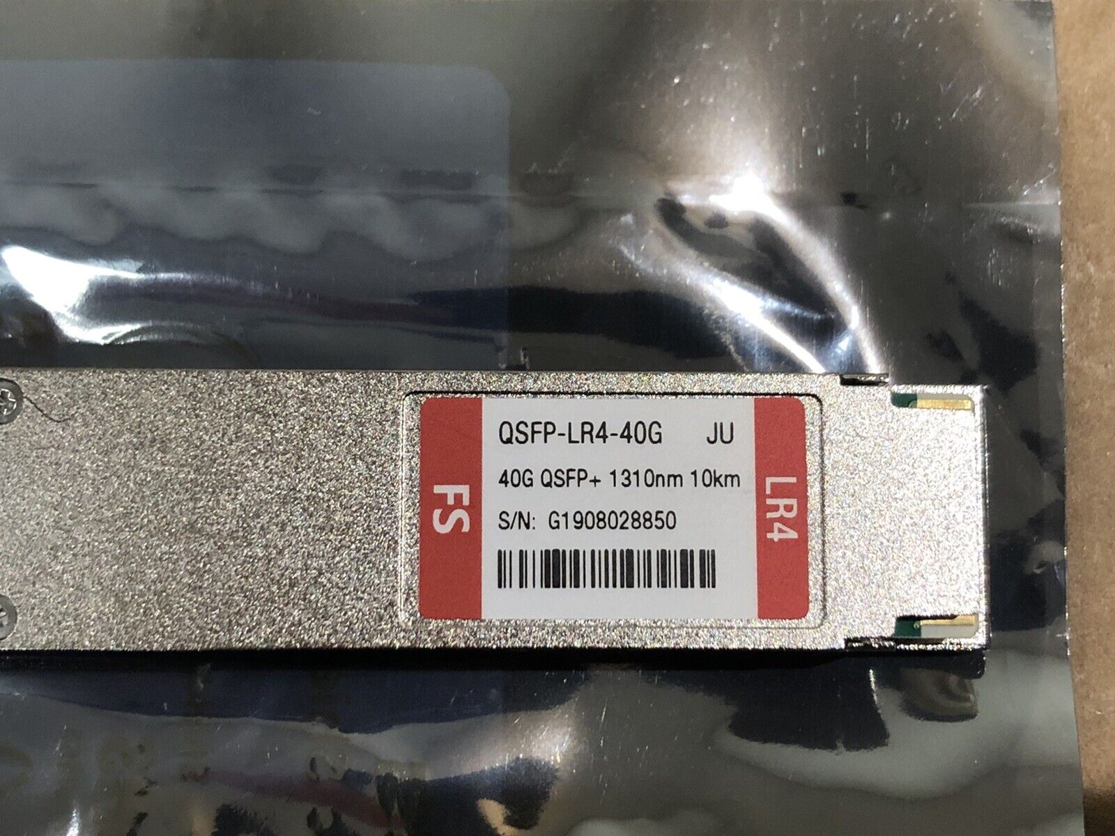 FS Juniper 740-073093 QSFP-LR4-40G LC-LC Single-Mode SMF 850nm 10km Ttransceiver