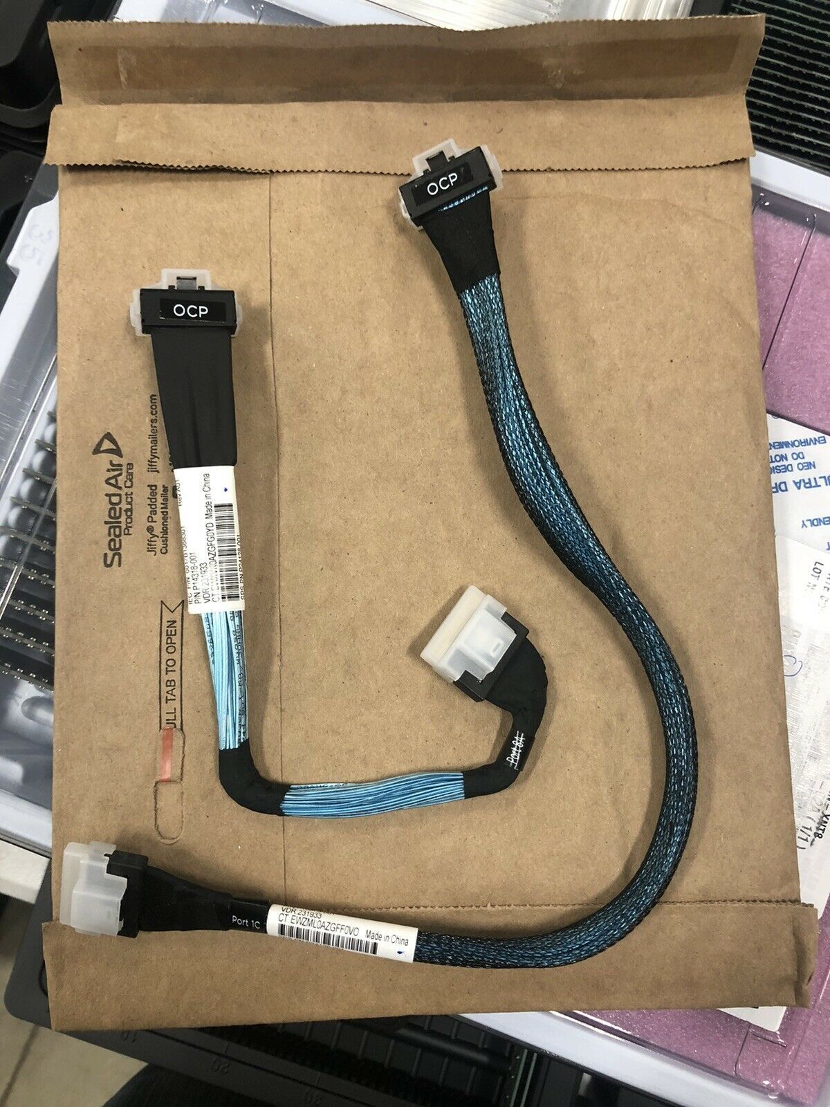 HPE DL325 DL345 DL365 DL385 P14603-B21 P39732-B21 Gen10 Plus and V2 OCP3 Upgrade Cable Expand to x16.