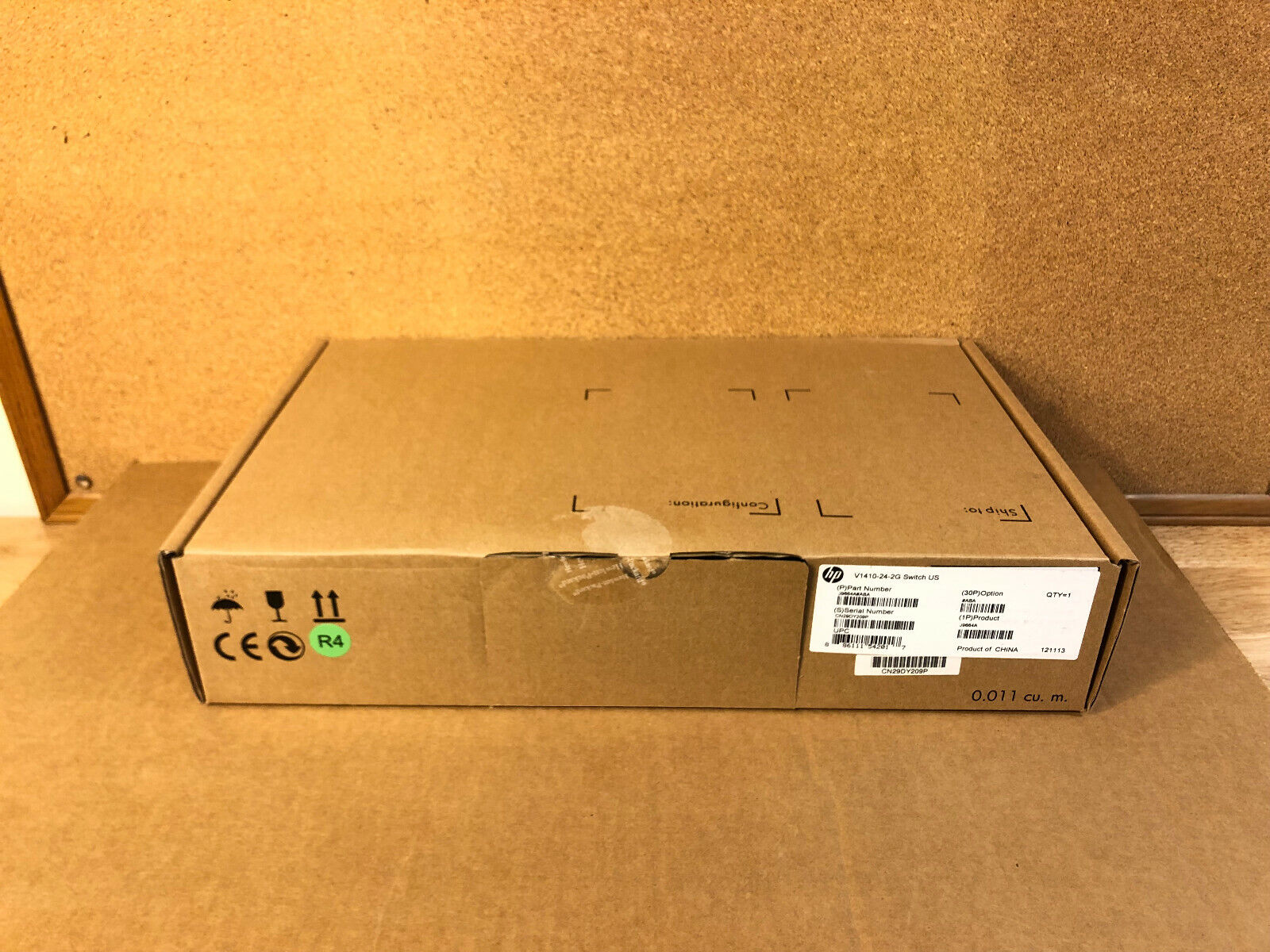 HPE J9664A OfficeConnect 1410 Series Unmanaged Ethernet Switch 24x 10/100 ports.