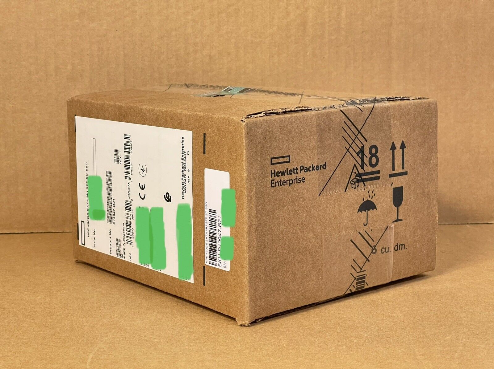 HPE P19947-B21 480GB SATA 6Gb/s 2.5" SFF Mixed Use SC TLC SSD Solid State Drive