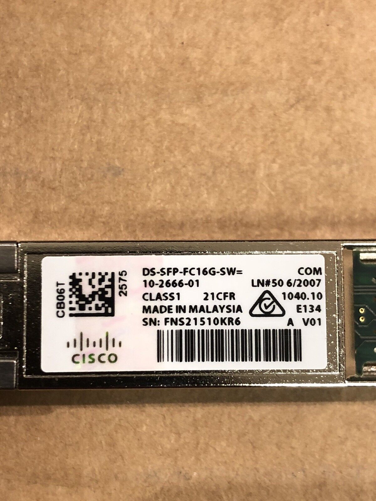 Cisco DS-C9396S 16G FC Switch 48 Active Ports with 44x 16Gb/s SFP+ PE 2x AC PSU.