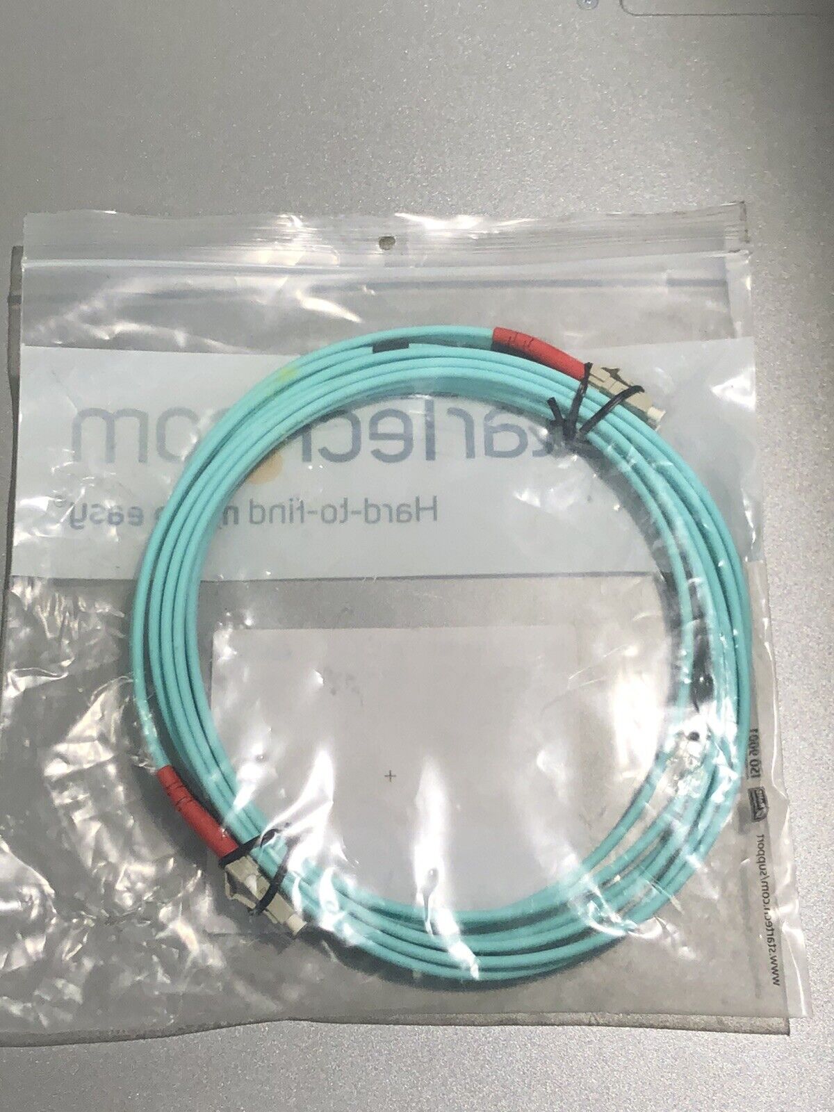 StarTech 3m 9ft 10Gb Aqua Multimode Duplex 50/125 LSZH Fiber Optic Cable LC-LC A50FBLCLC3.