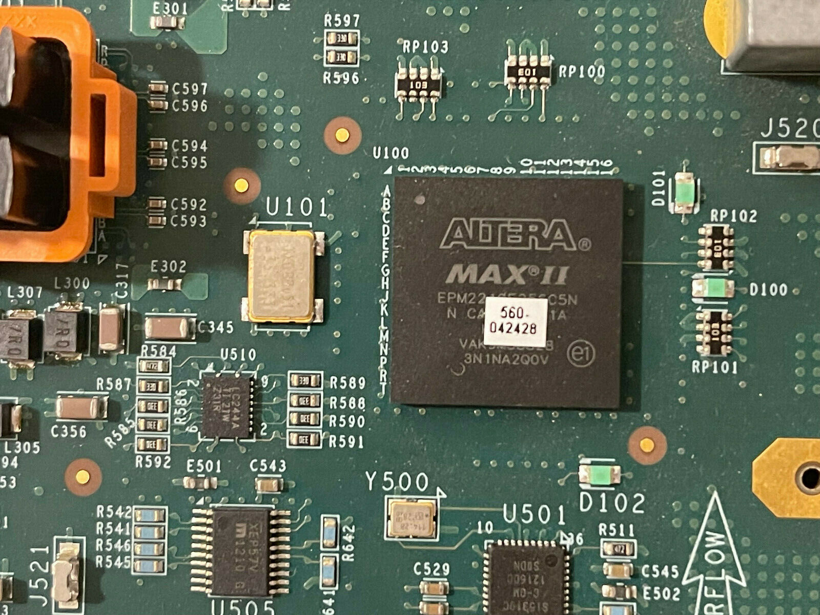 Juniper 1 Port 100 Gigabit Ethernet CXP MIC Module for MPC3E NG Q MX Routers.