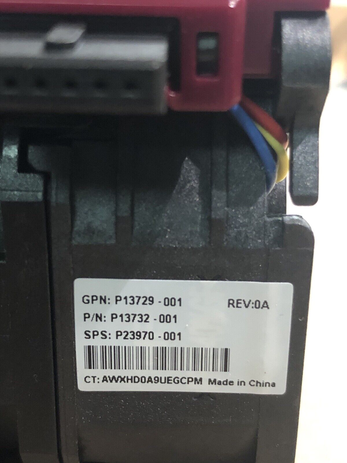 HPE P13732-001 DL345 DL380 DL385 Gen10 Plus and V2 Maximum Performance Fan (Contains 1 fan).