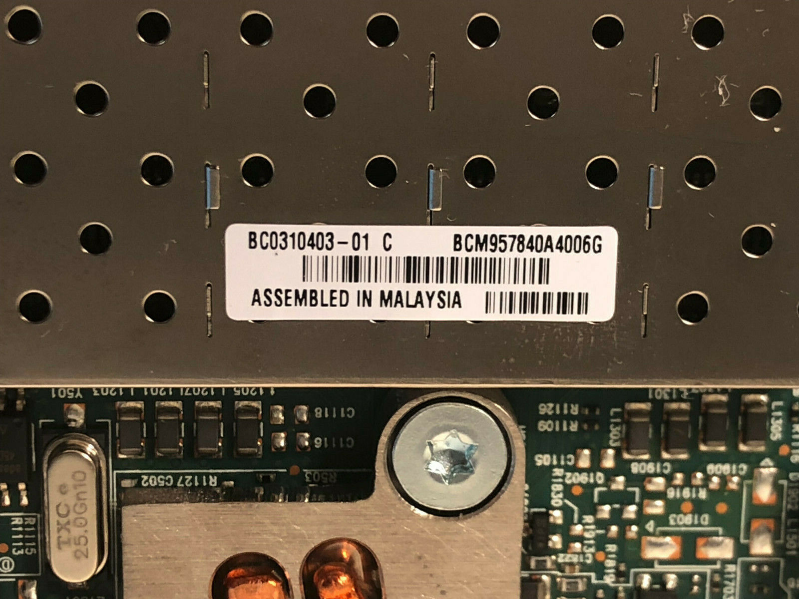 Dell Broadcom 57840S Quad port QP 10G 4x 10GbE Quad Network Card 0XGRFF Rack 4P