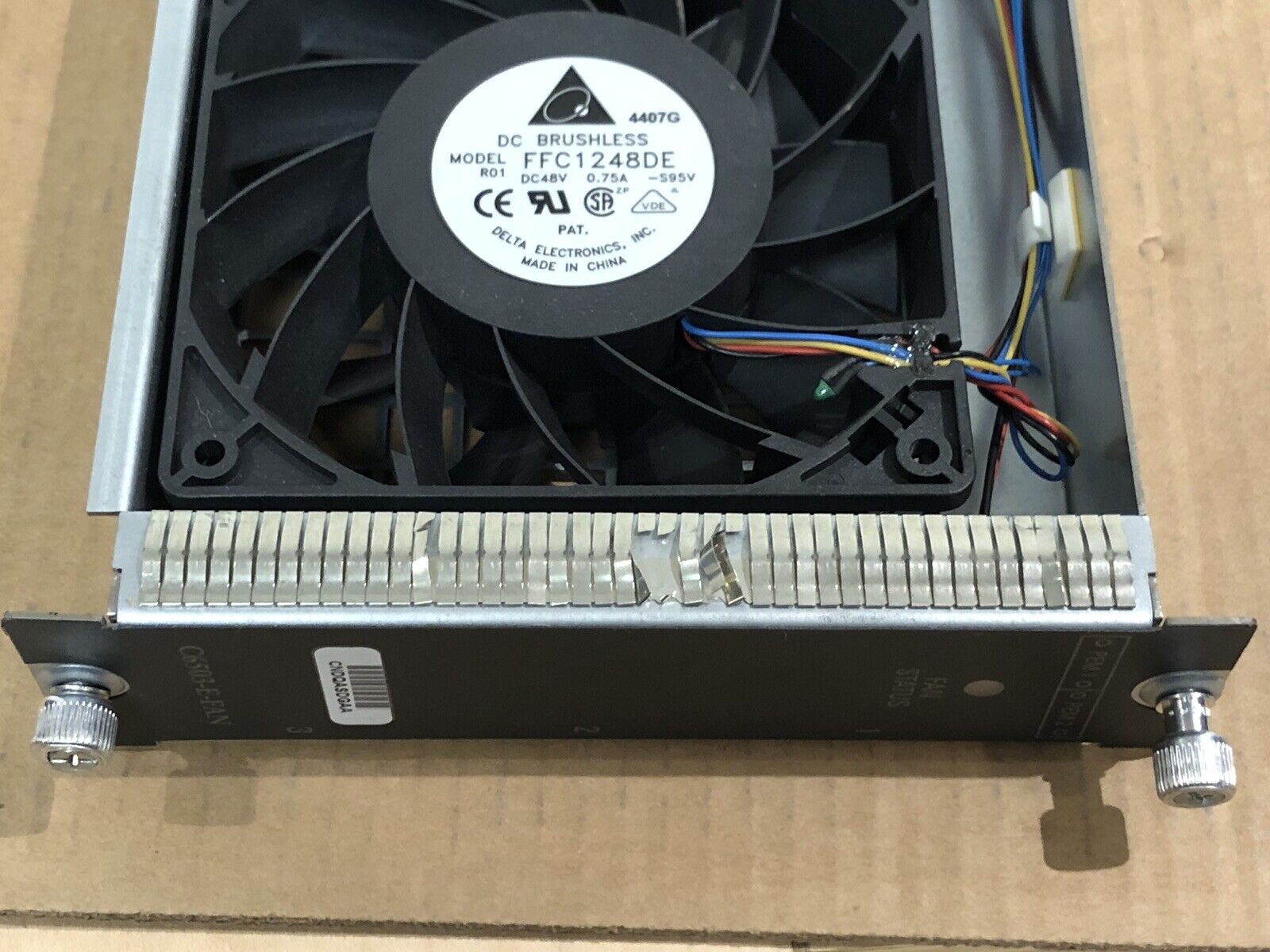 Cisco C6503-E-FAN for WS-C6503-E Switch cooling fan module.