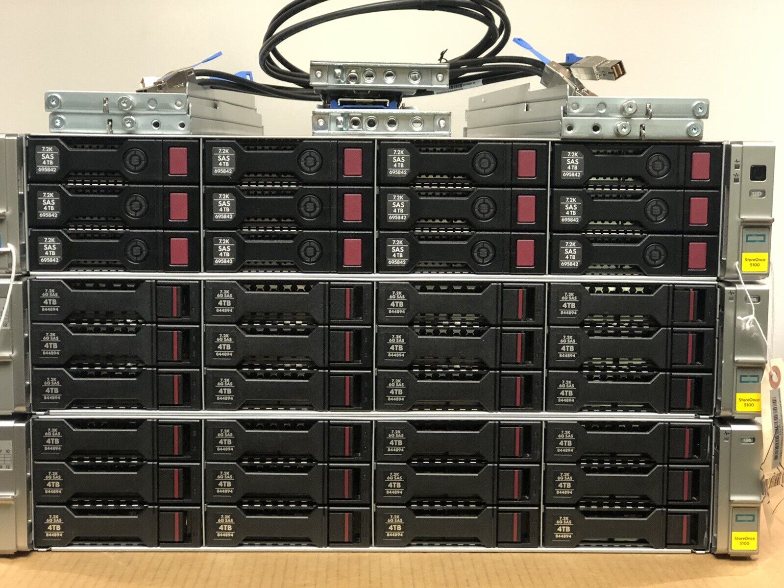 HP StoreOnce 5100 144TB Storage System iSCSI+FC Updated Licensed Cat+Sec+Repl.