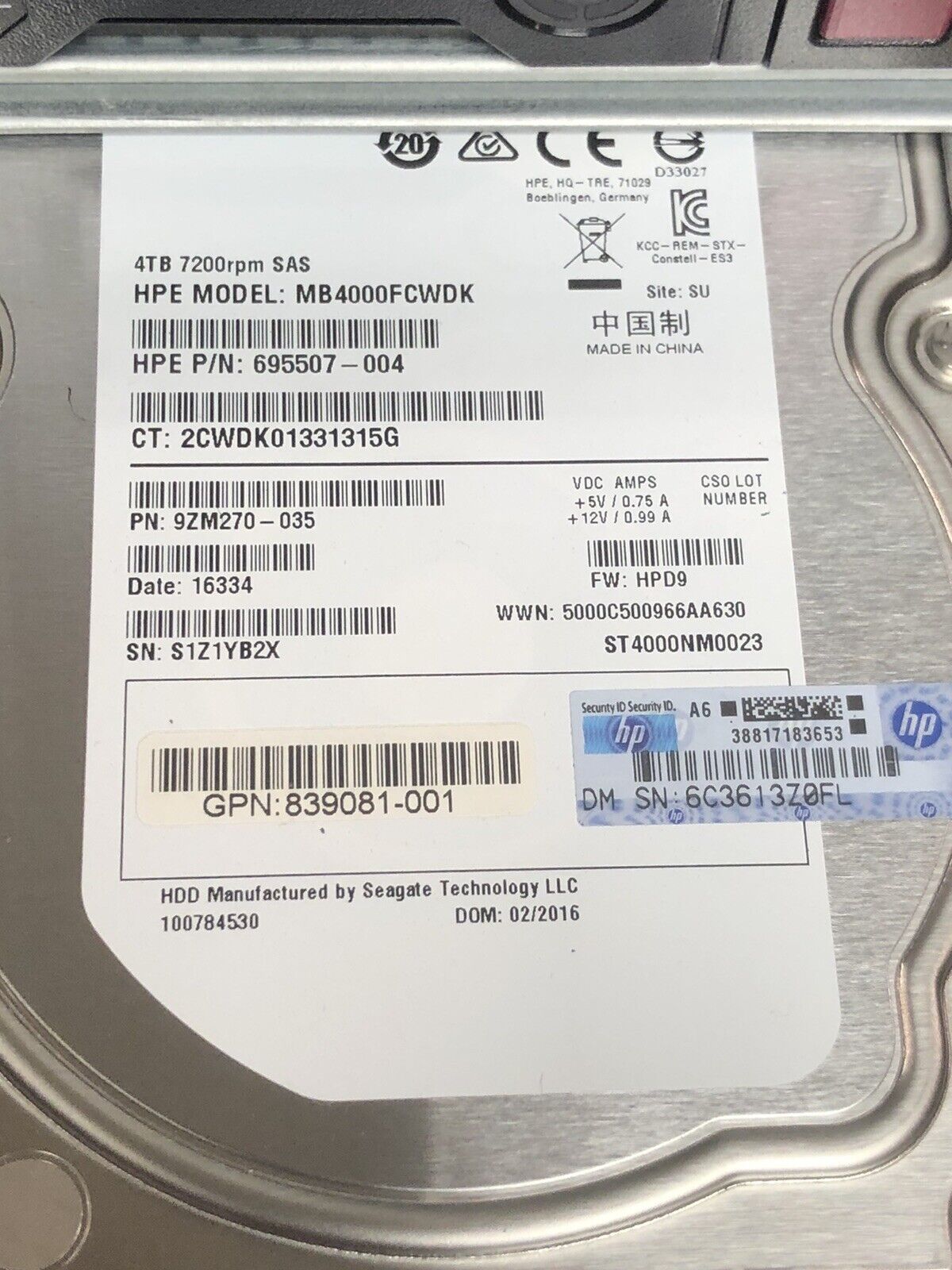 HP StoreOnce 5100 144TB Storage System iSCSI+FC Updated Licensed Cat+Sec+Repl.