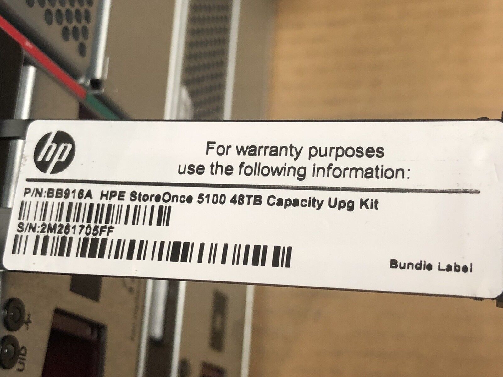 HP StoreOnce 5100 144TB Storage System iSCSI+FC Updated Licensed Cat+Sec+Repl.