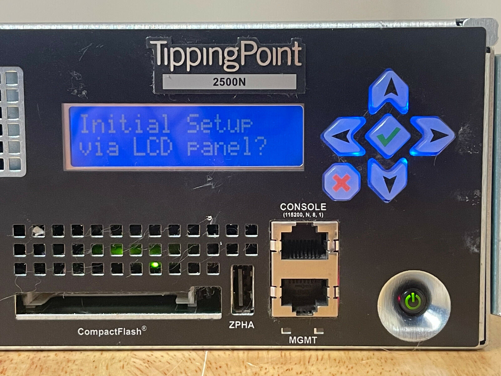 HP JC021A TippingPoint S2500N 2500N-50R1-6006 IPS Intrustion Prevention System 10x RJ45 10x SFP 2x XFP.