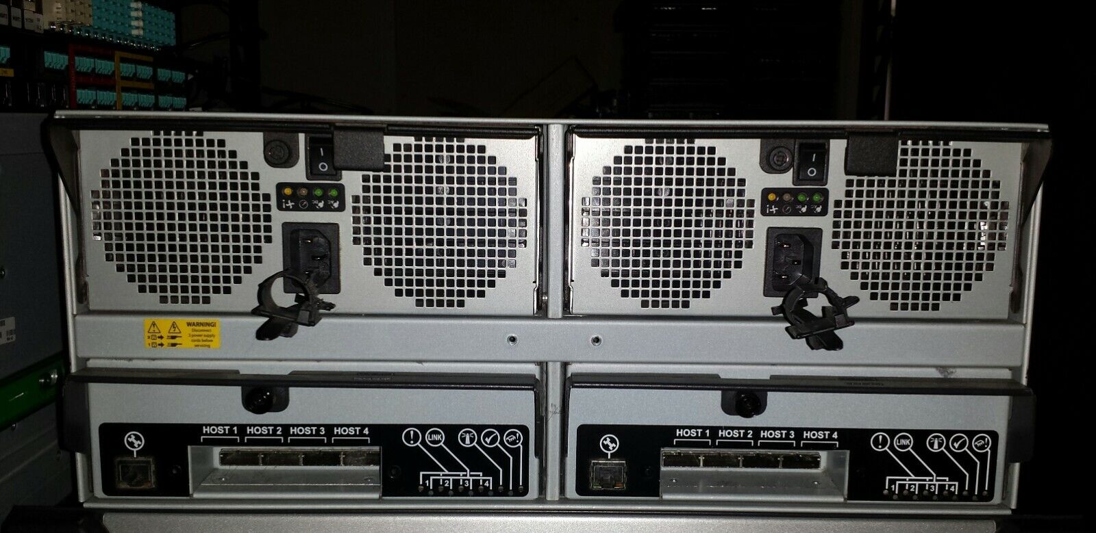 External HDD Enclosure LFF 3.5 60x 6TB SAS 2x PSU 2x Expanders 360TB Rails CMA.