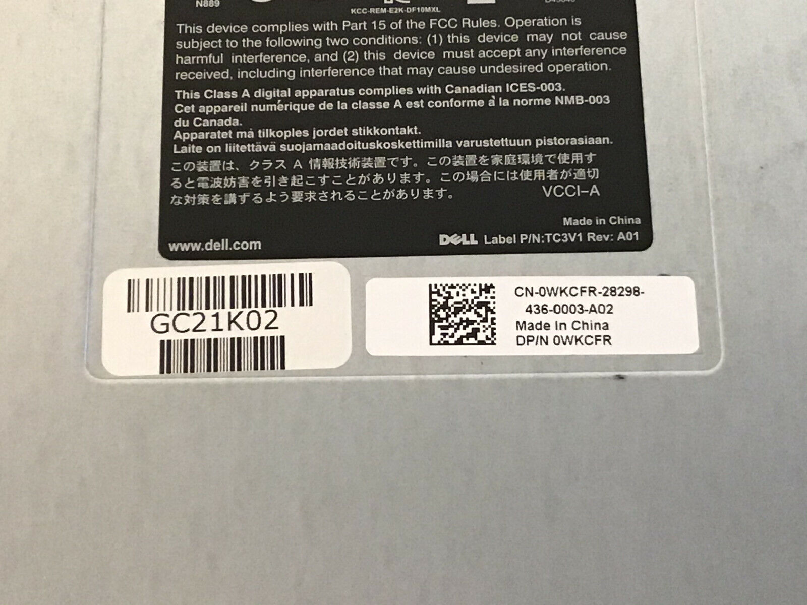 Dell PowerEdge M I/O Aggregator M1000E 2x QSFP+ 40GbE 0WKCFR DF10MXL.