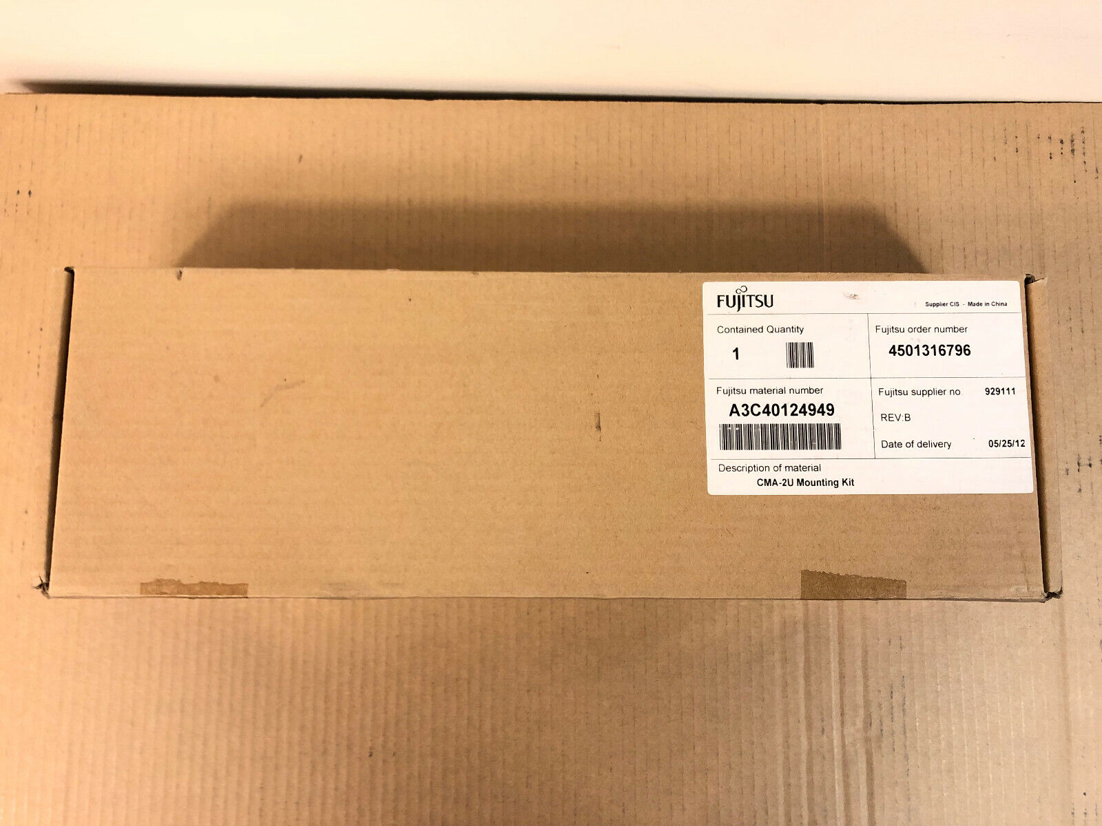 Fujitsu CMA-2U Mounting Kit 19 inch Cable Management A3C40124949.