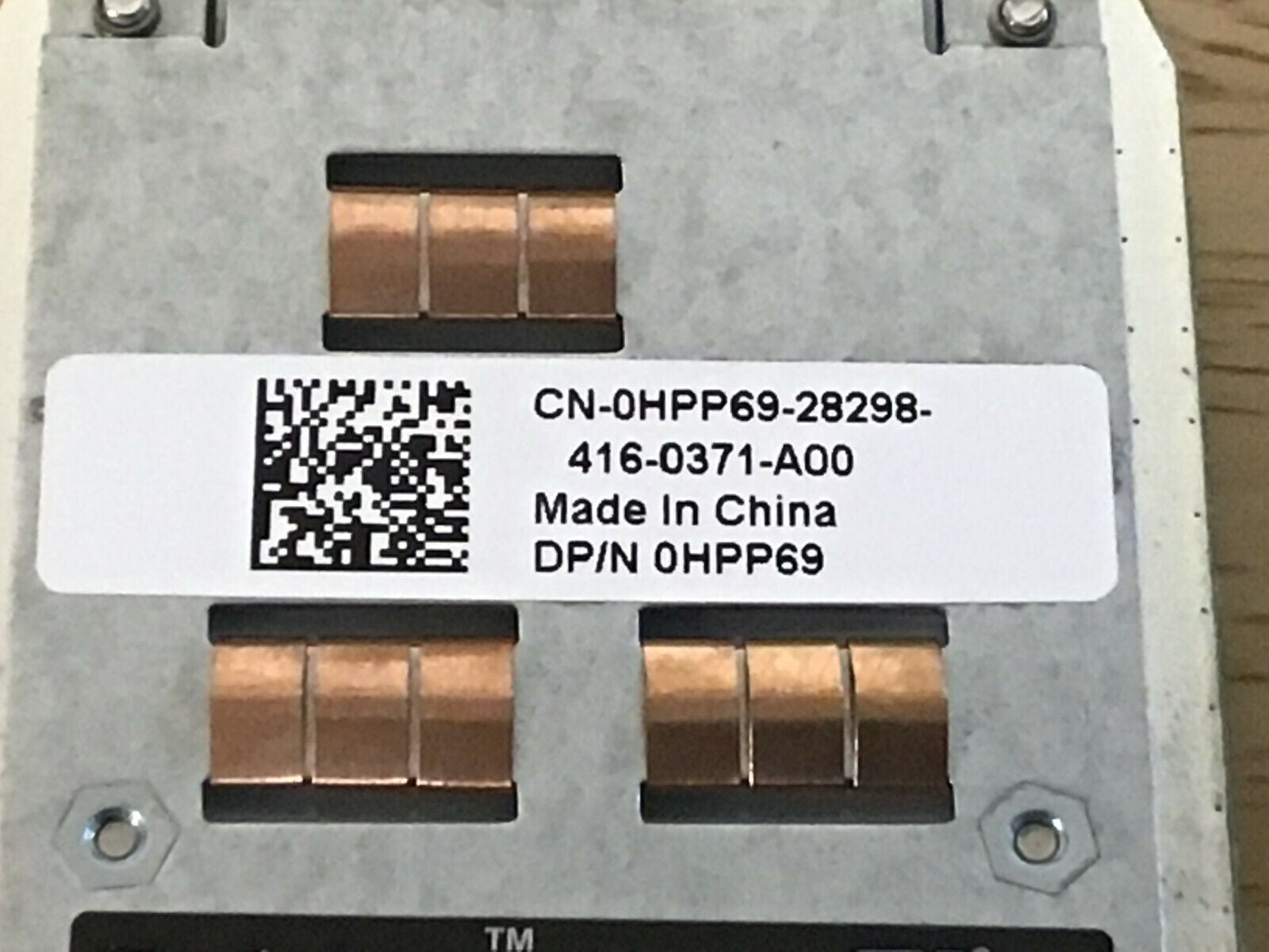 Dell PowerConnect 10GBASE-T Module HPP69 4-Port RJ45 Quad 10Gigabit Copper.