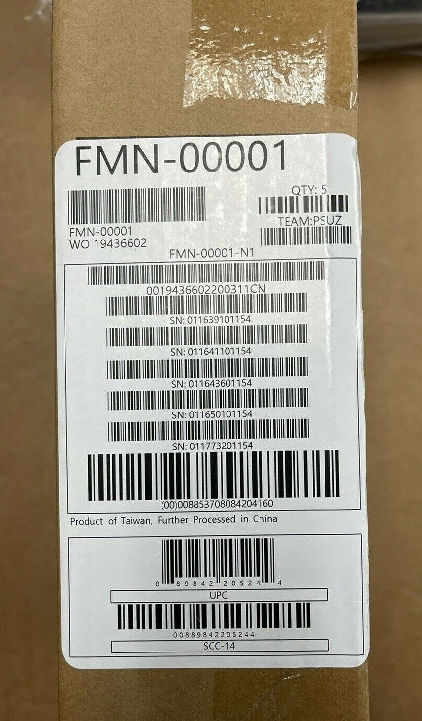 Lot of 5 Microsoft Surface Pro 4 5 6 7 7+ Type Cover Keyboard Black FMN-00001