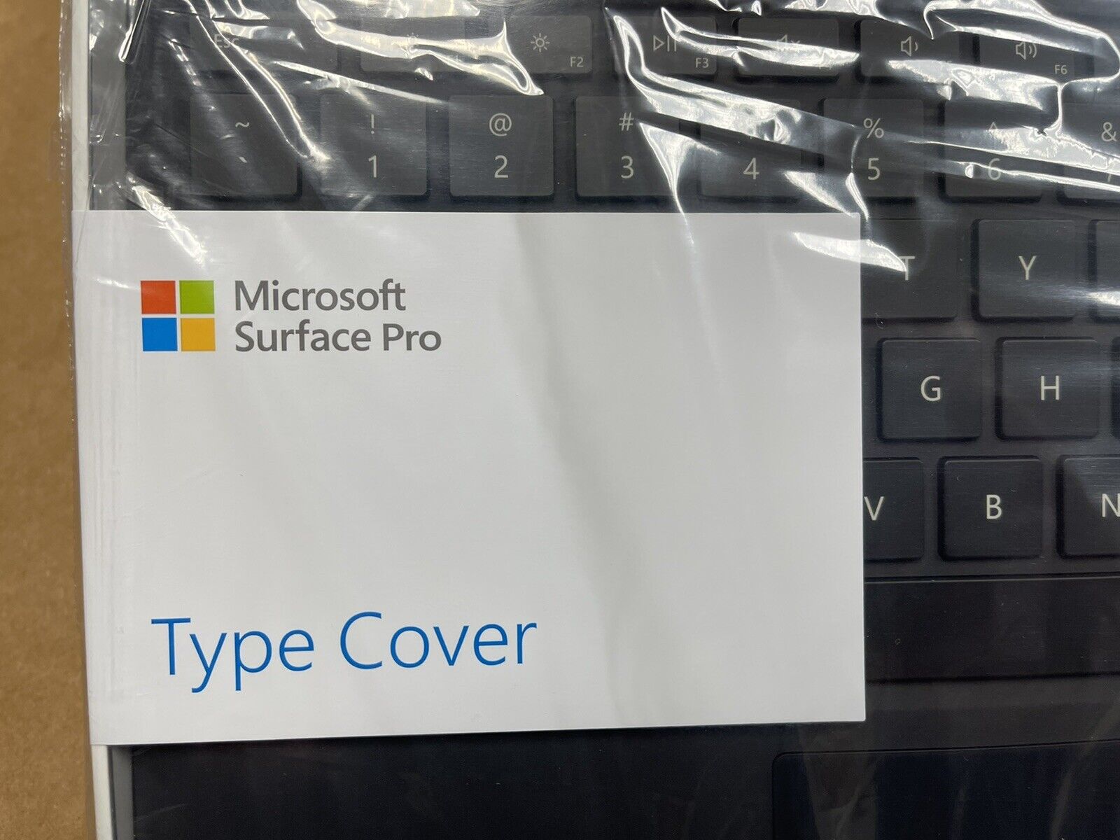 New Sealed Microsoft Surface Pro 4 5 6 7 7+ Type Cover Keyboard Black FMN-00001.