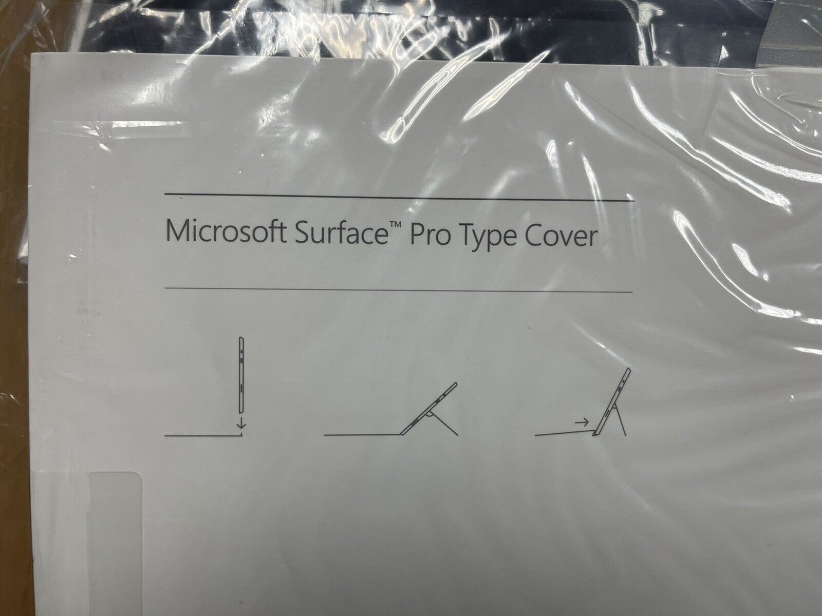 New Sealed Microsoft Surface Pro 4 5 6 7 7+ Type Cover Keyboard Black FMN-00001.