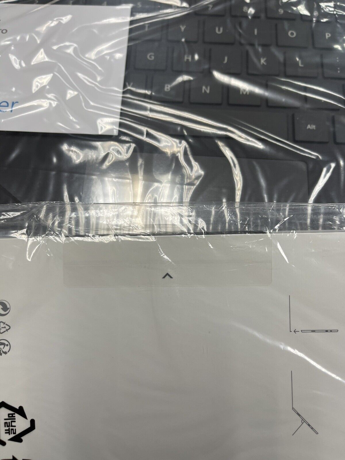 New Sealed Microsoft Surface Pro 4 5 6 7 7+ Type Cover Keyboard Black FMN-00001.