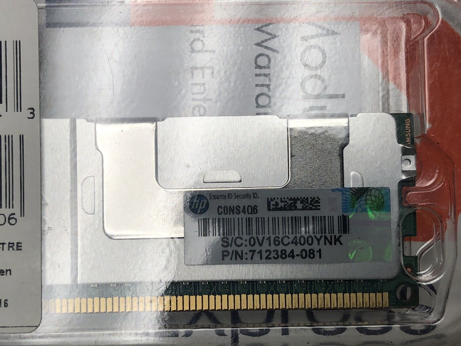 HPE 708643-B21 1x32GB Quad Rank x4 DDR3 1866MHz LRDIMM ECC CL13 Ram SmartMemory Kit