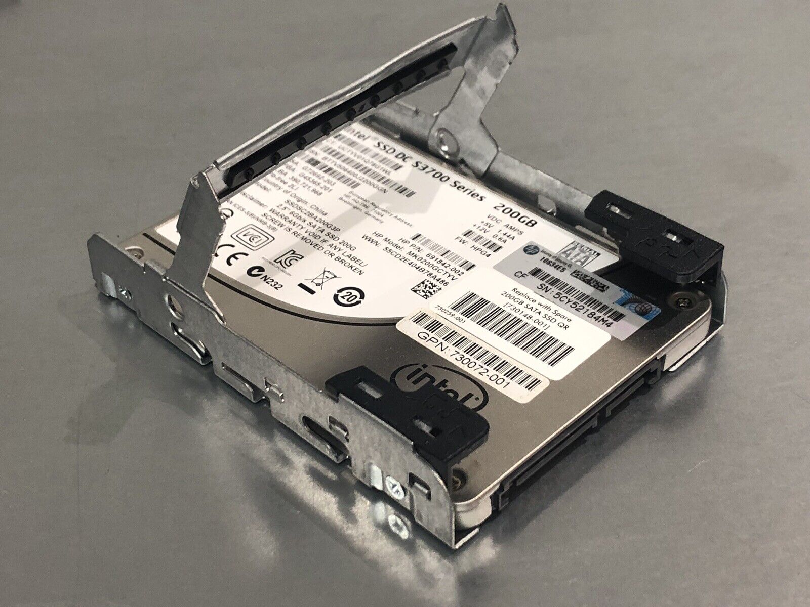 HP 574103-001 2.5 SFF Drive Tray Caddy Sled Screws SL160 SL170 SL230s SL250s SL165z SSD G8.