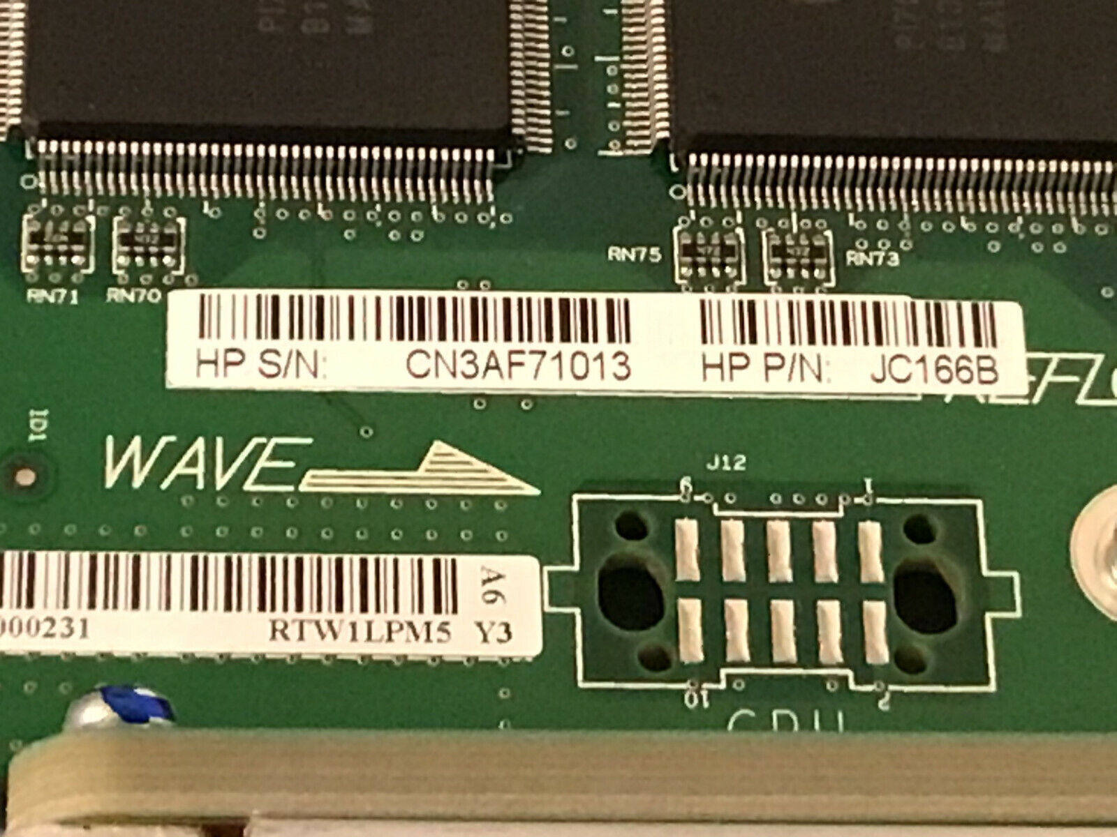 HPE JC166B FlexNetwork 6600 FIP-110 Flex Interface Module RJ45 SFP JC166-61101.