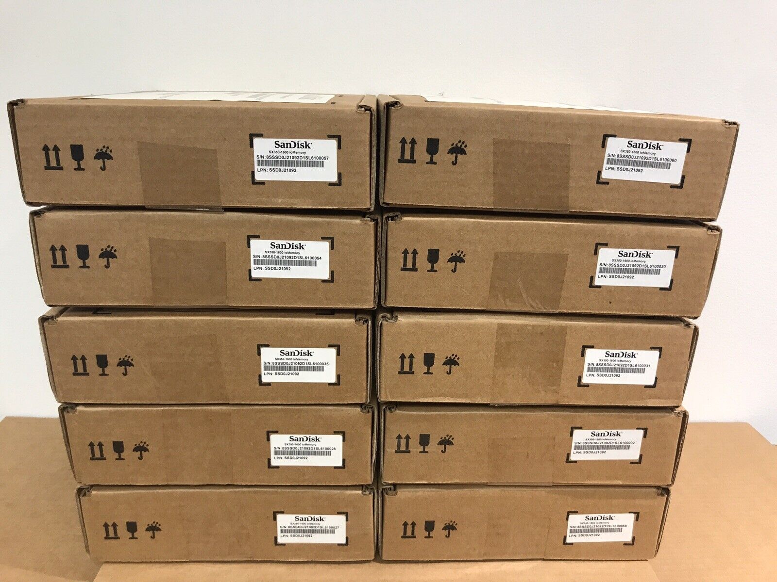 1.6TB SanDisk Fusion ioMemory SX350-1600 PCI-e SSD SDFADAMOS-1T60-SF1 MLC Flash