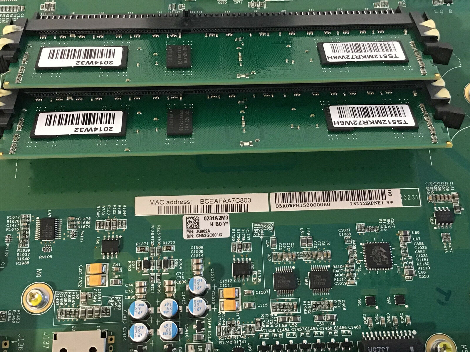 HP HPE Flex Fabric 12500E Enhanced Main Processing Unit JG802A LST1MRPNE MPU FF?