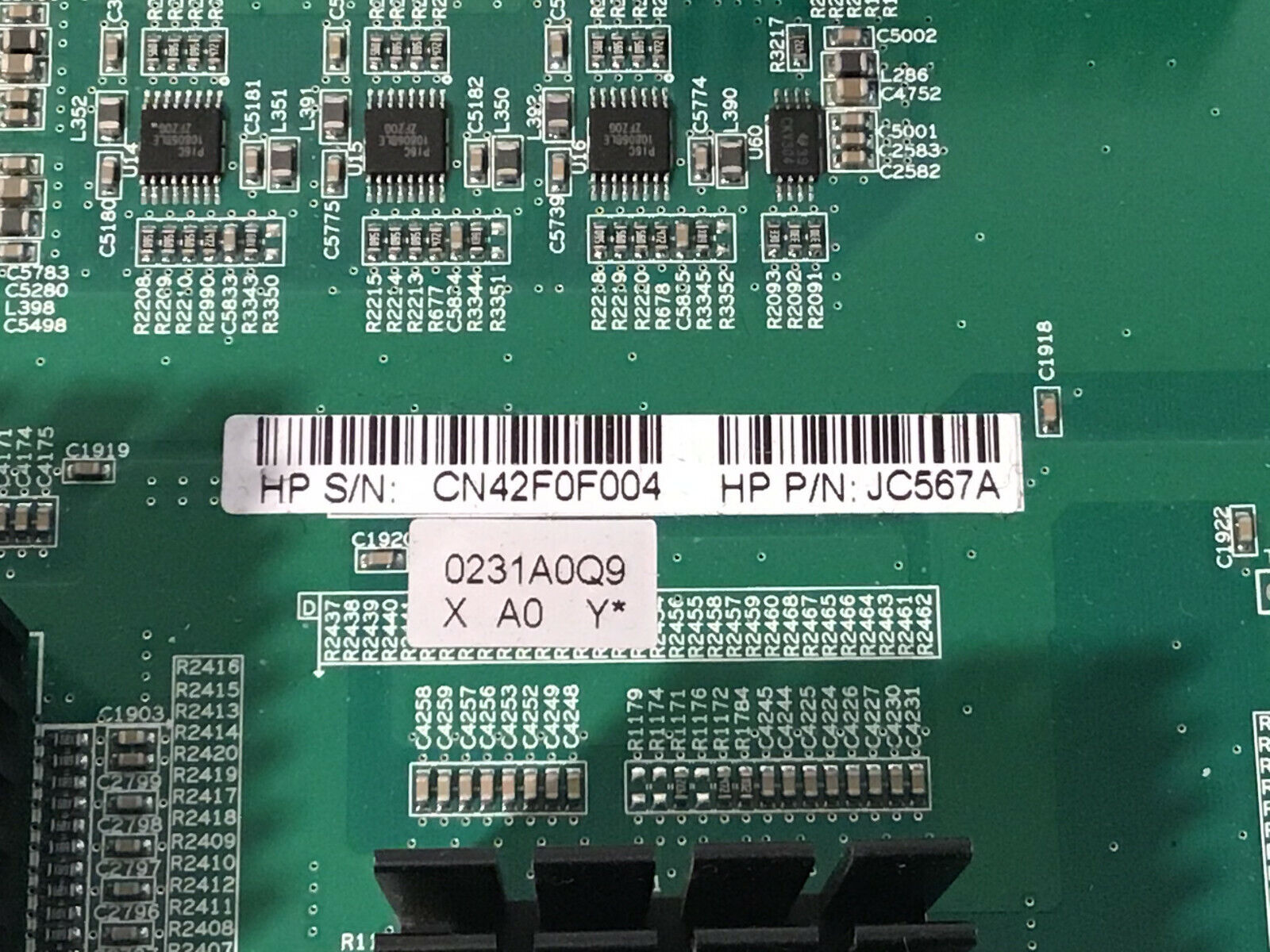 HPE JC567A FlexNetwork SAP-48GBE Port Aggregation Platform Expansion Module.