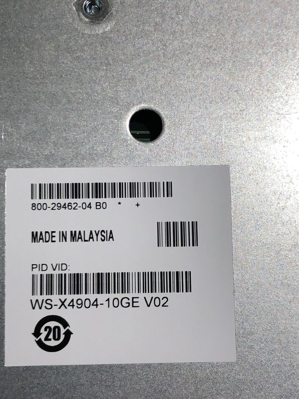 Cisco WS-X4904-10GE 4 Port X2 10GbE Switch Module for Cisco WS-C4900M chassis