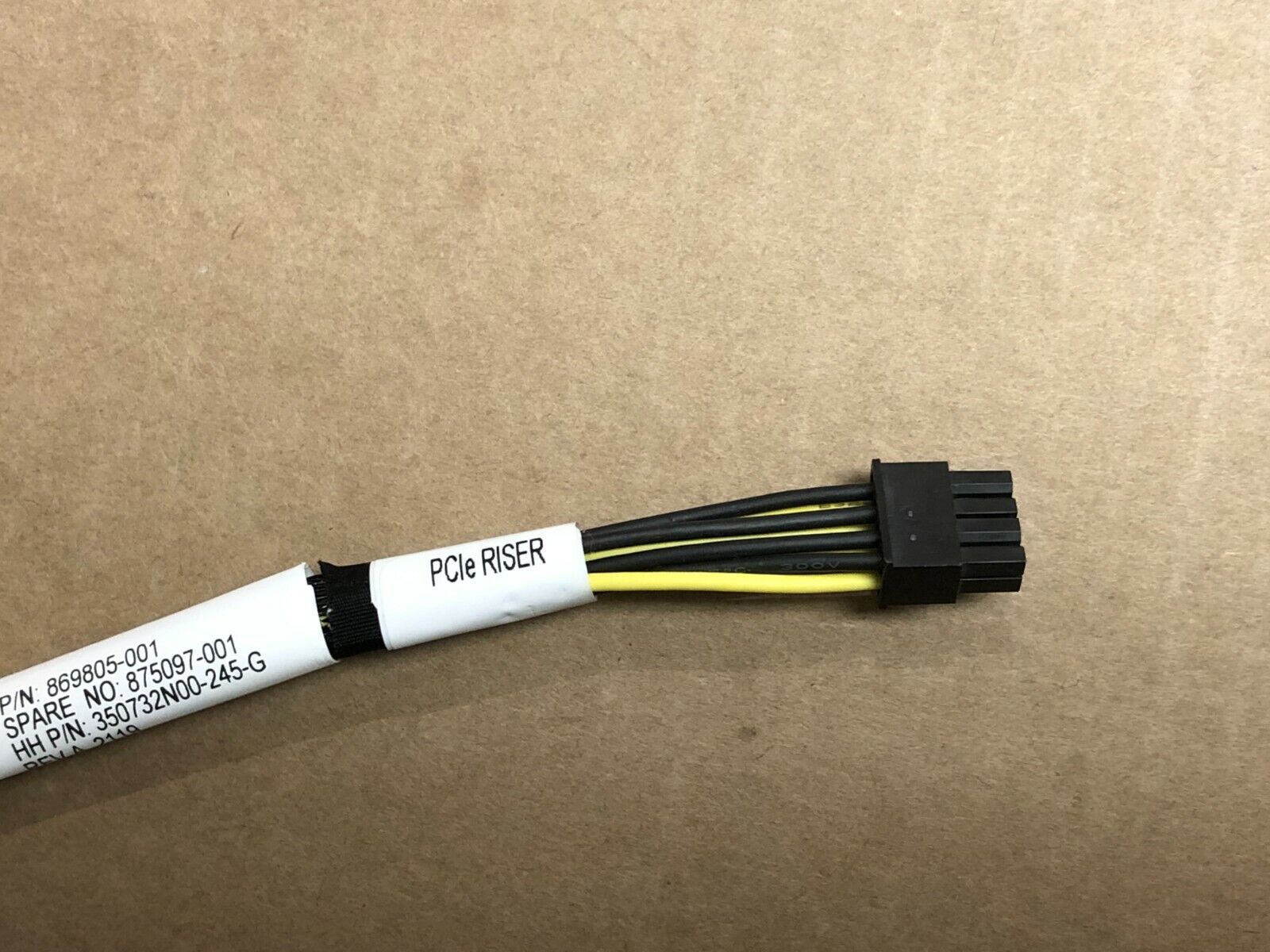 Choose your type HPE GPU Power Cable 6-Pin 8-Pin EPS PCI-e Y-cable Riser to GPU.