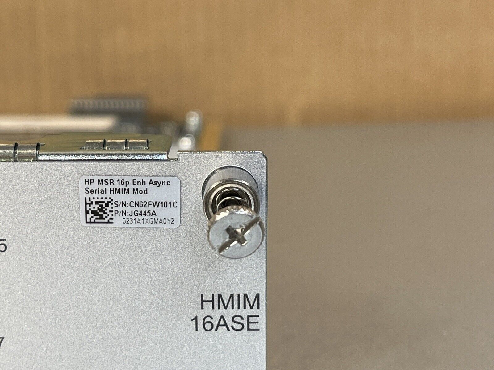 HPE JG445A FlexNetwor 16 Port Enhanced Async Serial HMIM Module JG445-61001 Enh.