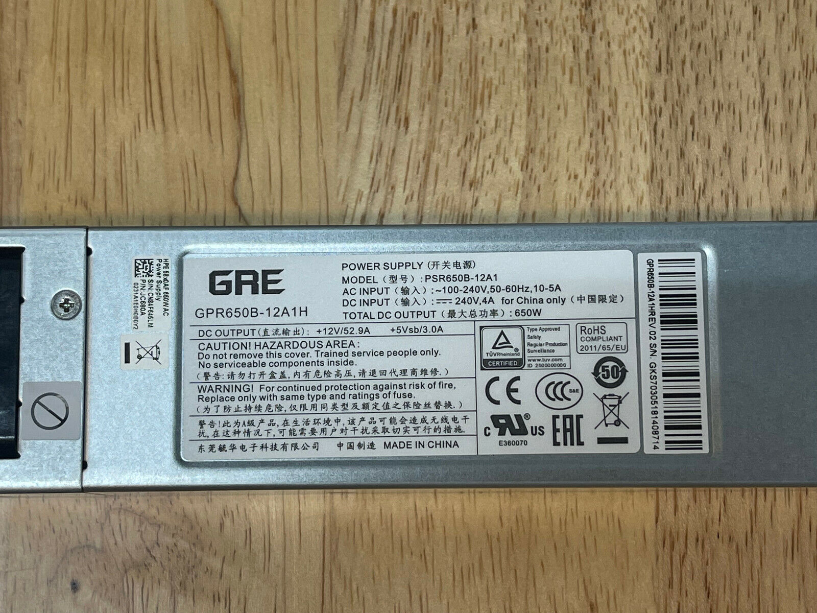 HPE JH398A FlexFabric 5940 4-slot Switch Chassis 4x PSU 2x Fan up to 32x40GbE 96x1/10GE.