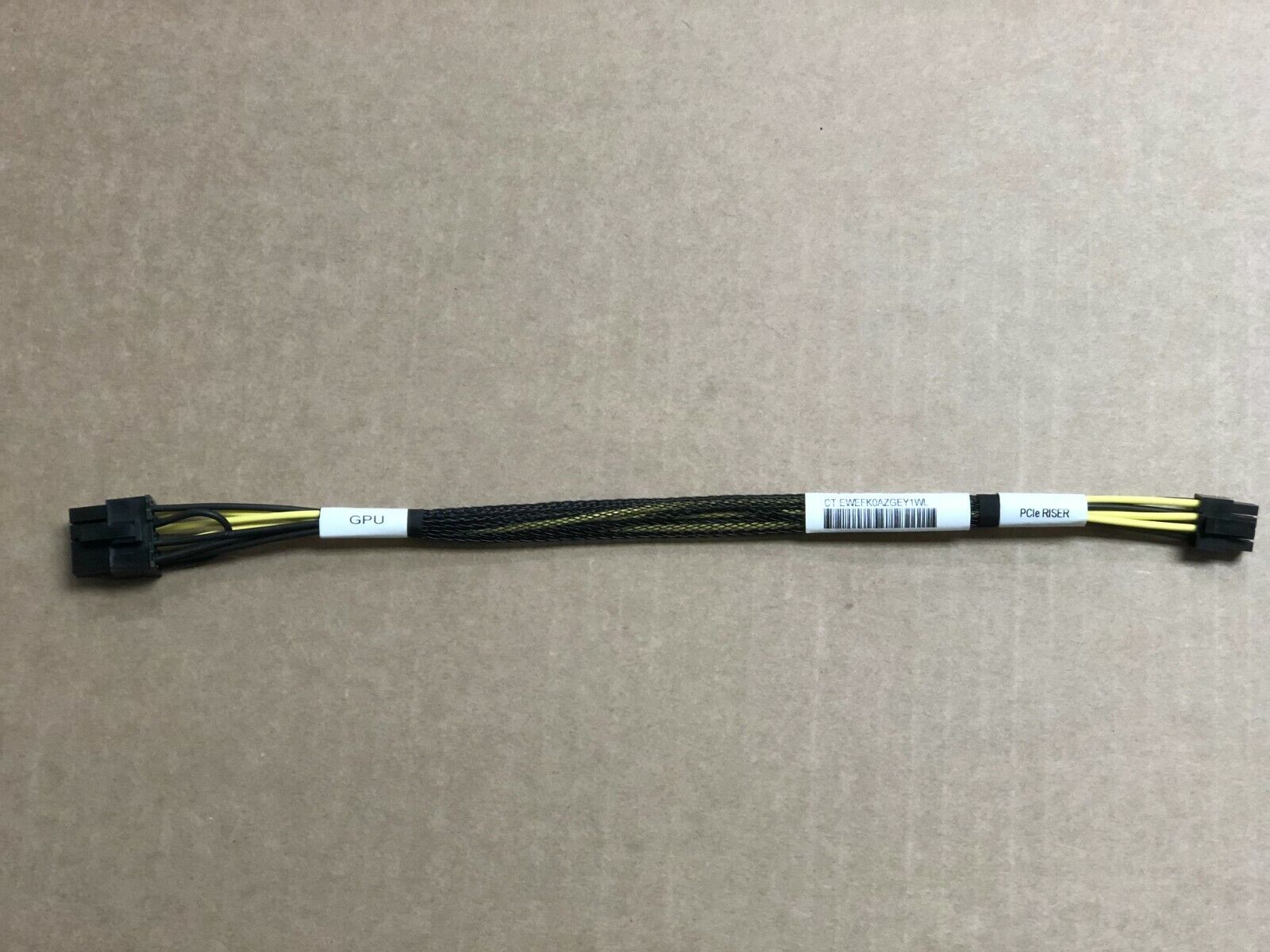 Choose your type HPE GPU Power Cable 6-Pin 8-Pin EPS PCI-e Y-cable Riser to GPU.
