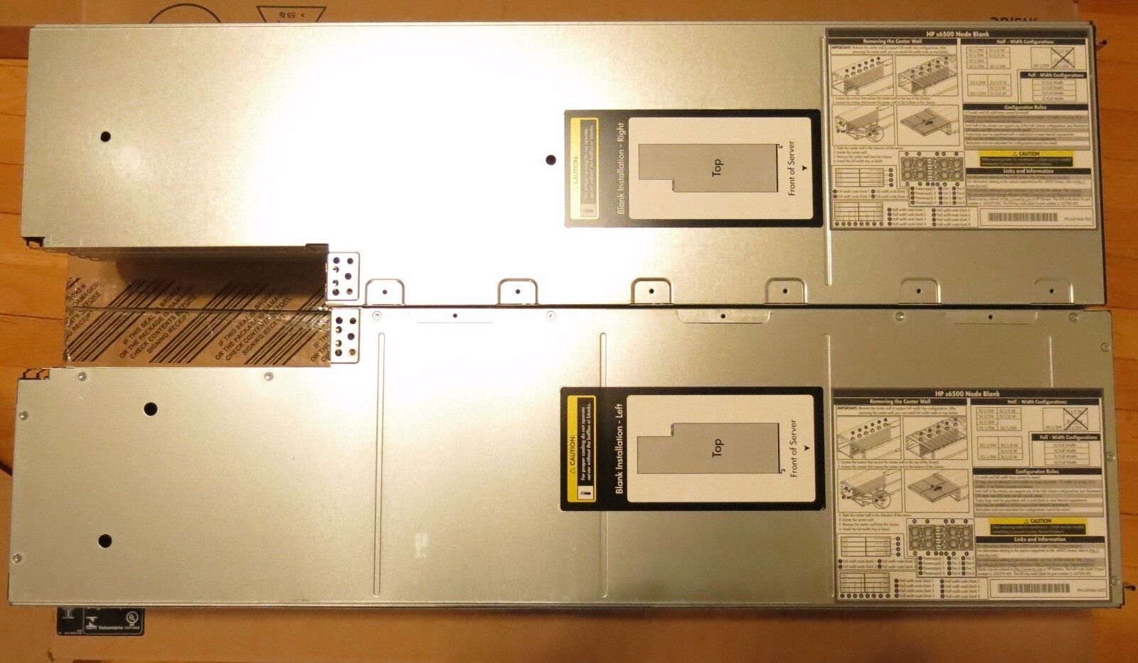 HP 688928-B21 S6500 Proliant Blank kit LEFT 631466-002 622372-B21 Half Width Qty.