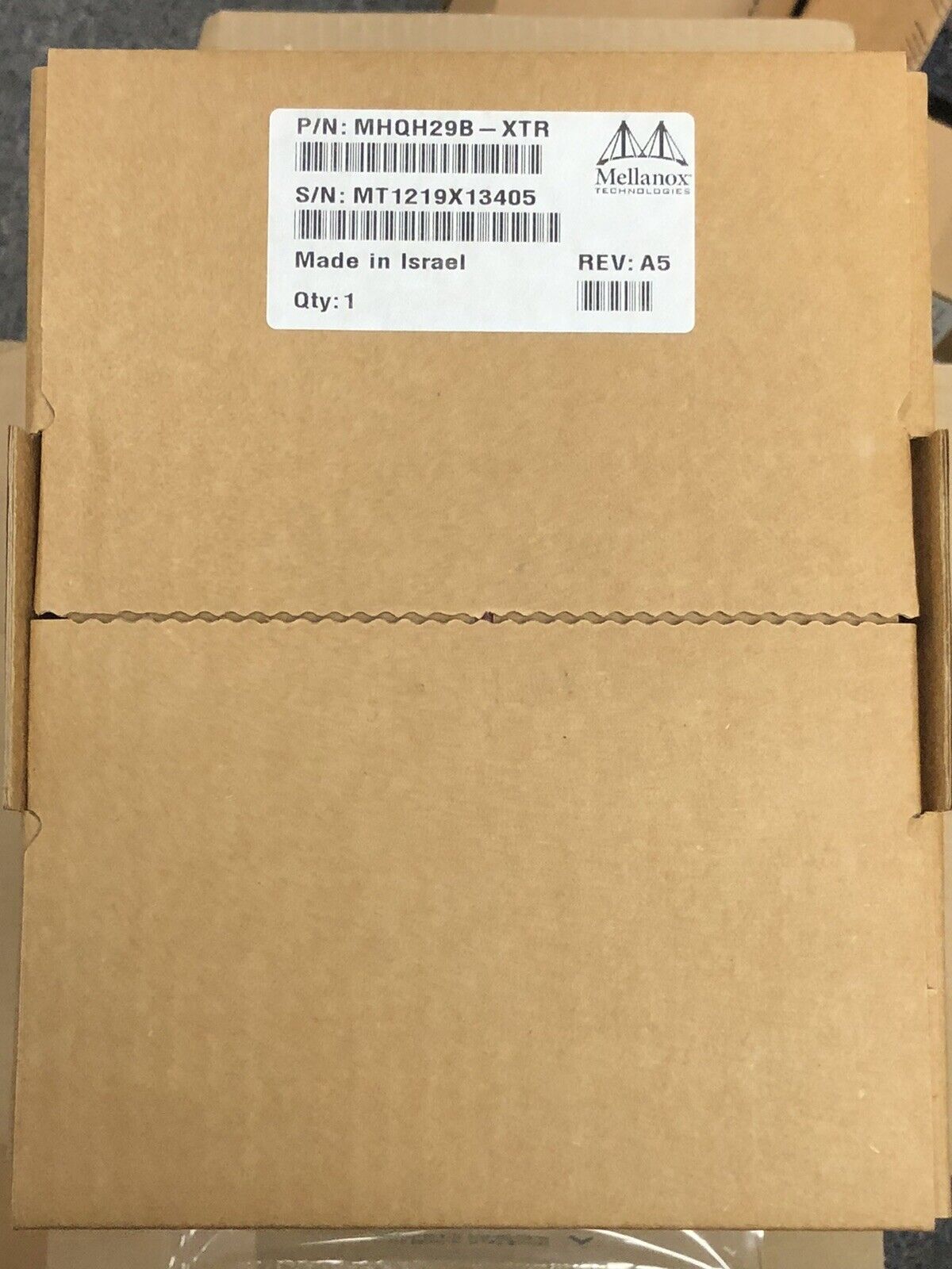 Mellanox ConnectX-2 Dual port 40Gb/s InfiniBand OR 10GbE Ethernet NIC Adapter MHQH29B-XTR.