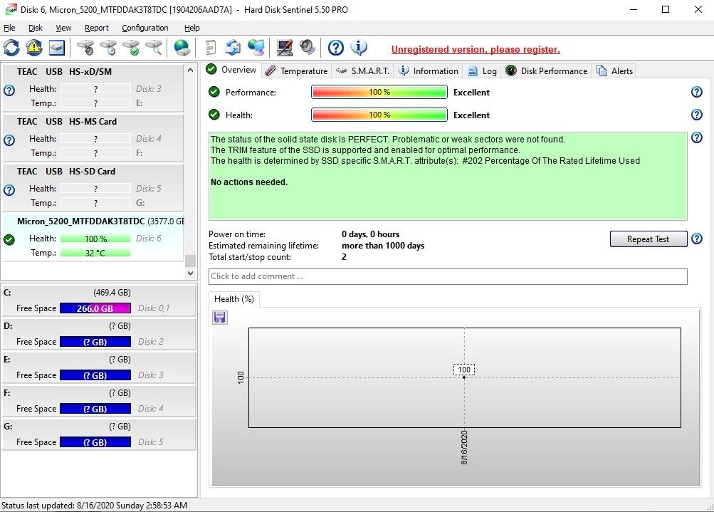 Micron MTFDDAK3T8TDC 3.84TB SATA 6Gb/s 2.5" SFF Read Intensive TLC SSD Solid State Drive