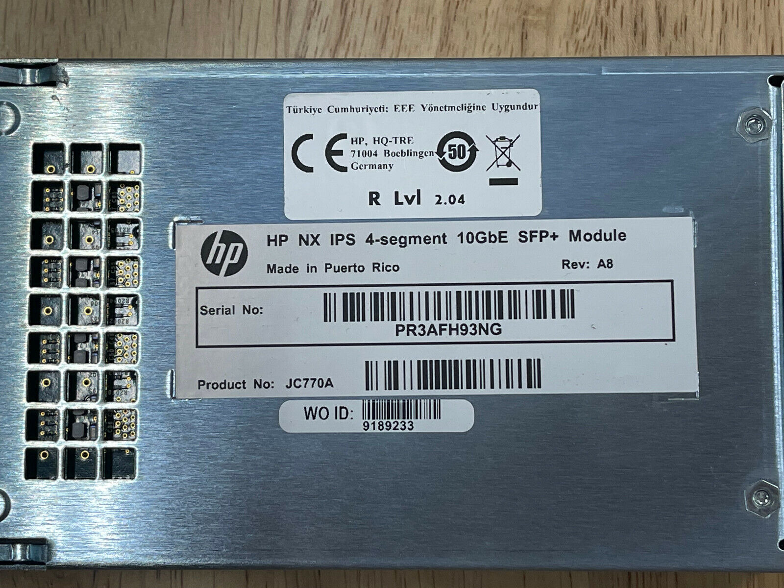 HPE JC770A TippingPoint S5200NX Next Generation Intrusion Prevention System 8x SFP+ 10G.